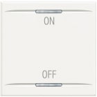 Bticino - Manette Axolute symbole ON et OFF 2 modules - White