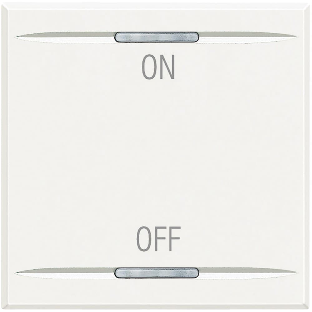Bticino - Manette Axolute symbole ON et OFF 2 modules - White