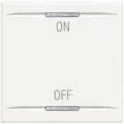 Bticino - Manette Axolute symbole ON et OFF 2 modules - White