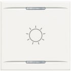Bticino - Manette Axolute symbole lumière type bascule 2 modules - White