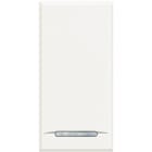 Bticino - Manette Axolute neutre type poussoir 1 module - White