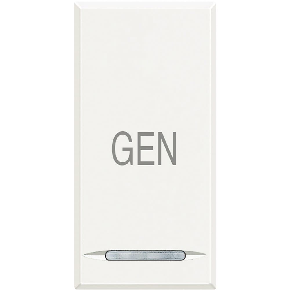 Bticino - Manette Axolute symbole GEN 1 module - White