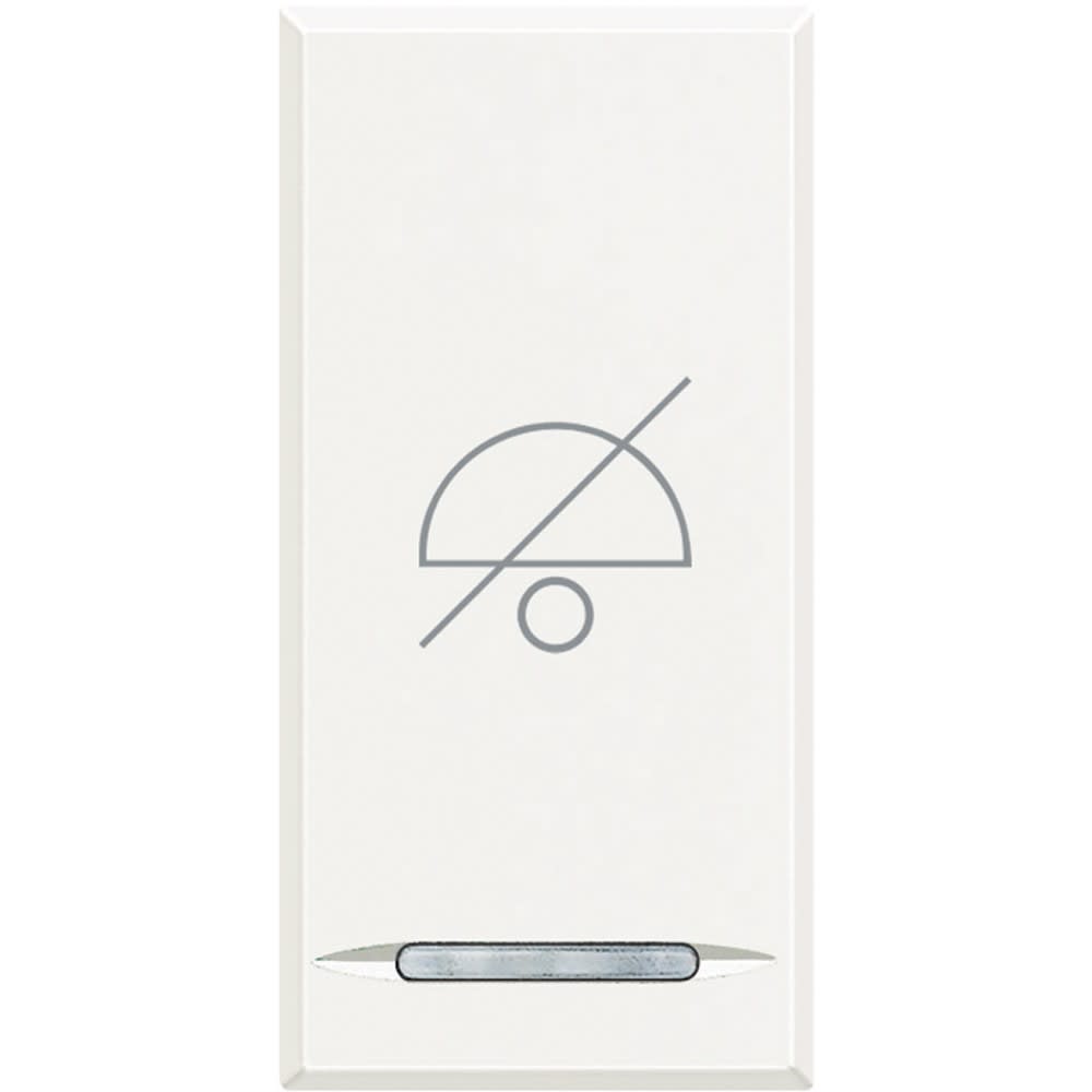 Bticino - Manette Axolute avec symbole Ne Pas Déranger 1 module - White