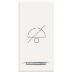 Bticino - Manette Axolute avec symbole Ne Pas Déranger 1 module - White