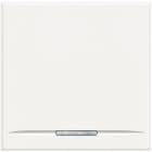 Bticino - Manette Axolute neutre type poussoir 2 modules - White