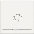 Bticino - Manette Axolute symbole lumière type poussoir 2 modules - White