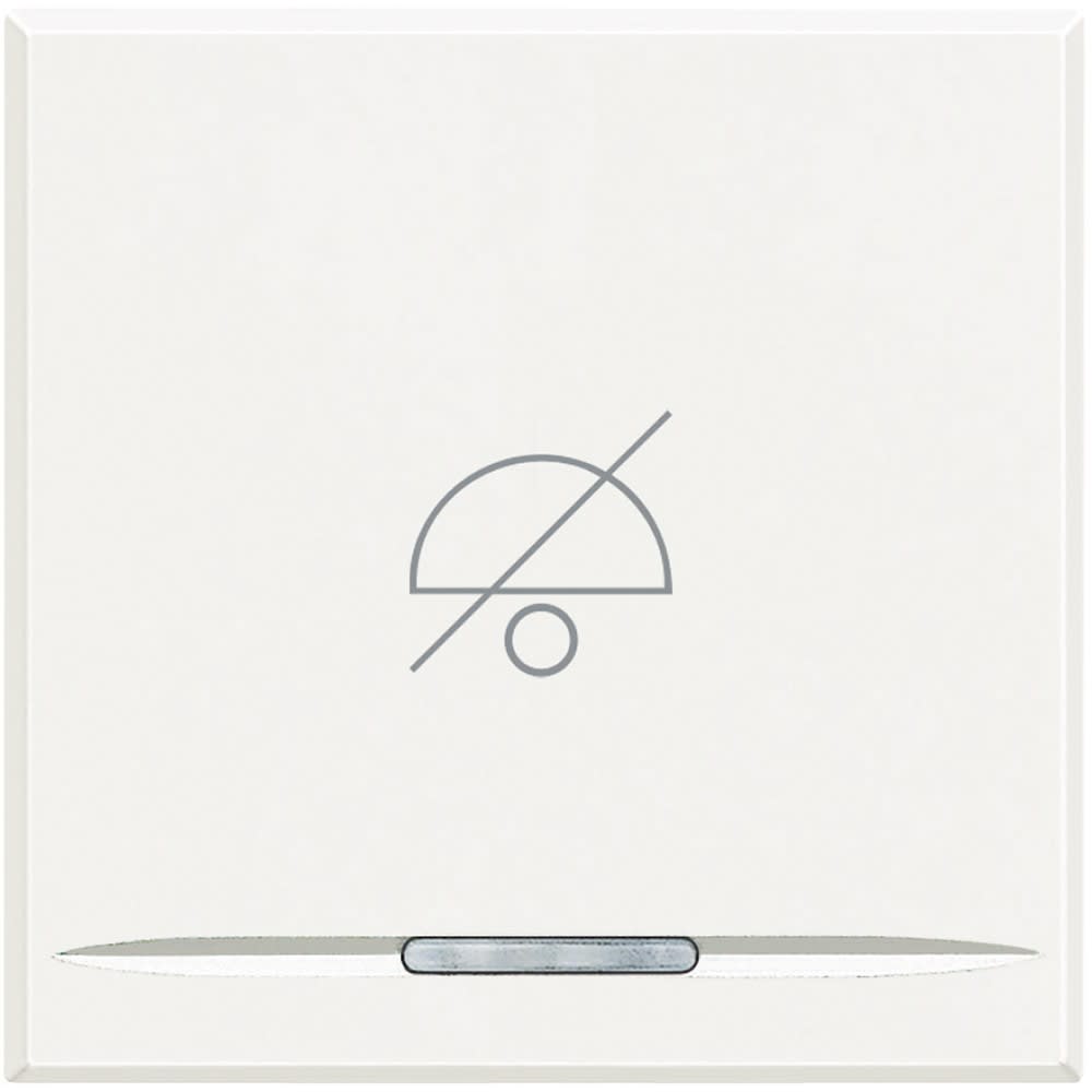 Bticino - Manette Axolute avec symbole Ne Pas Déranger 2 modules - White