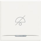 Bticino - Manette Axolute avec symbole Ne Pas Déranger 2 modules - White