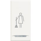 Bticino - Manette Axolute avec symbole Faire la Chambre 1 module - White