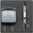 Bticino - Détecteur 3 fils avec neutre avec dérogation Axolute 2 modules - Anthracite
