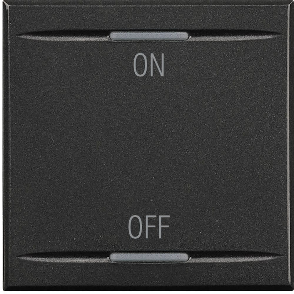 Bticino - Manette Axolute symbole ON et OFF 2 modules - Anthracite