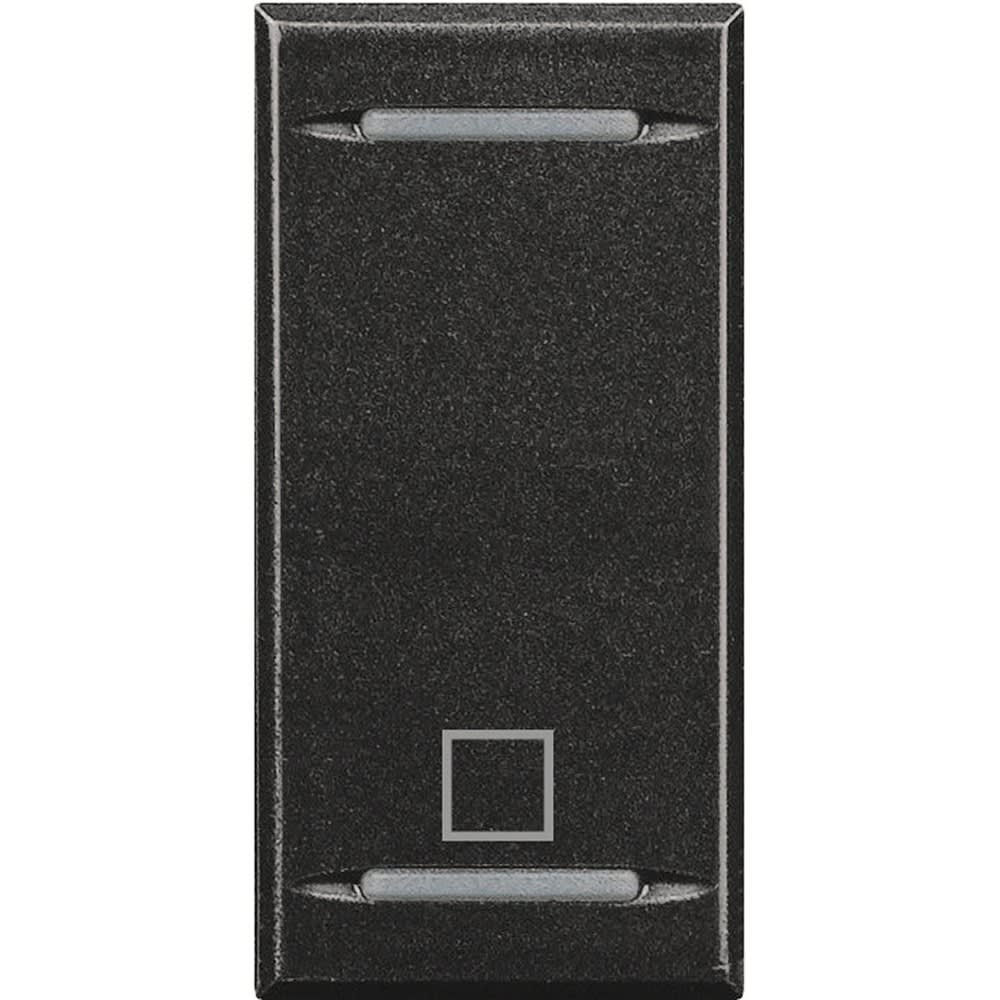 Bticino - Manette Axolute symbole STOP 1 module - Anthracite