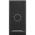 Bticino - Manette Axolute symbole lumière type poussoir 1 module - Anthracite
