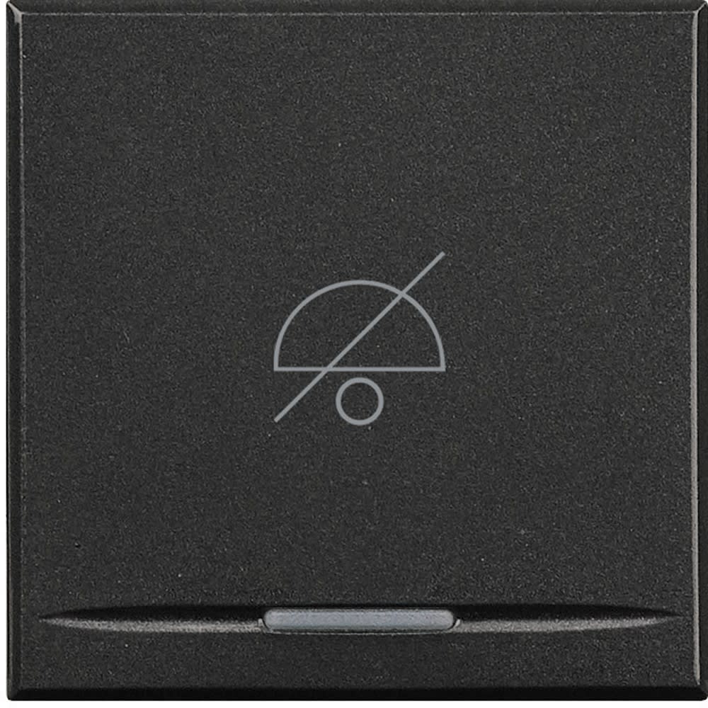 Bticino - Manette Axolute avec symbole Ne Pas Déranger 2 modules - Anthracite