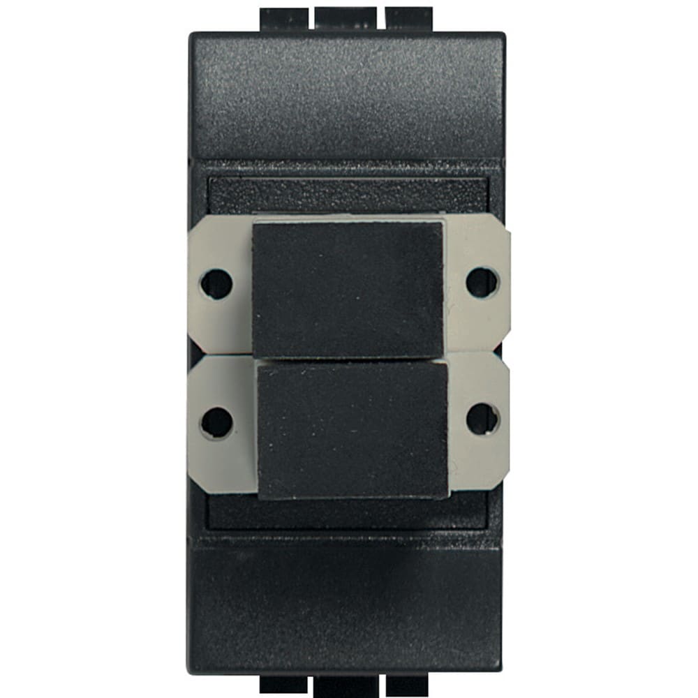 Bticino - Connecteur fibre optique SC Livinglight - Anthracite - 1 module