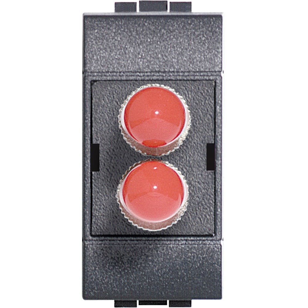 Bticino - Connecteur fibre optique ST Livinglight - Anthracite - 1 module