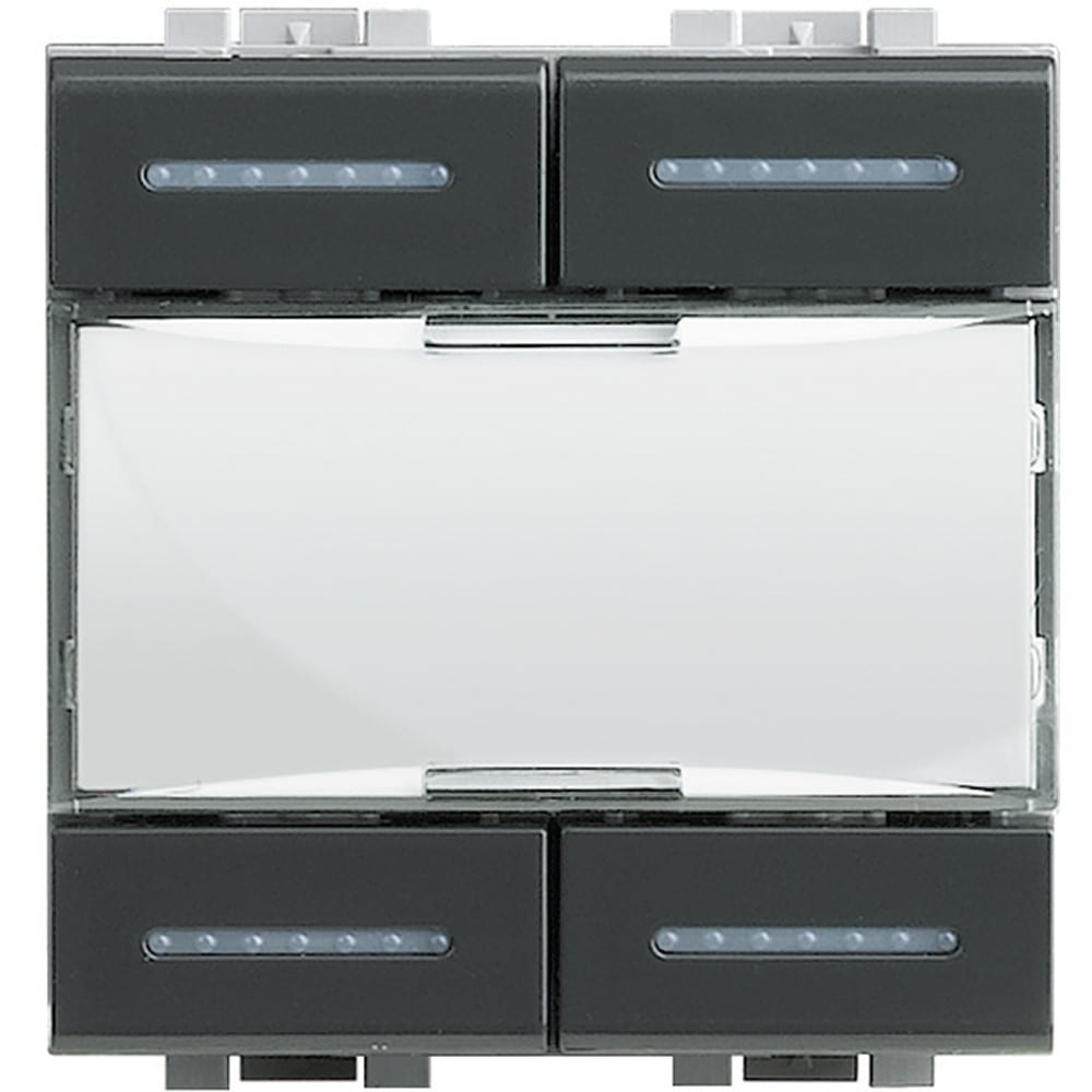 Bticino - Commande 4 scénarios MyHOME_Up Livinglight - anthracite