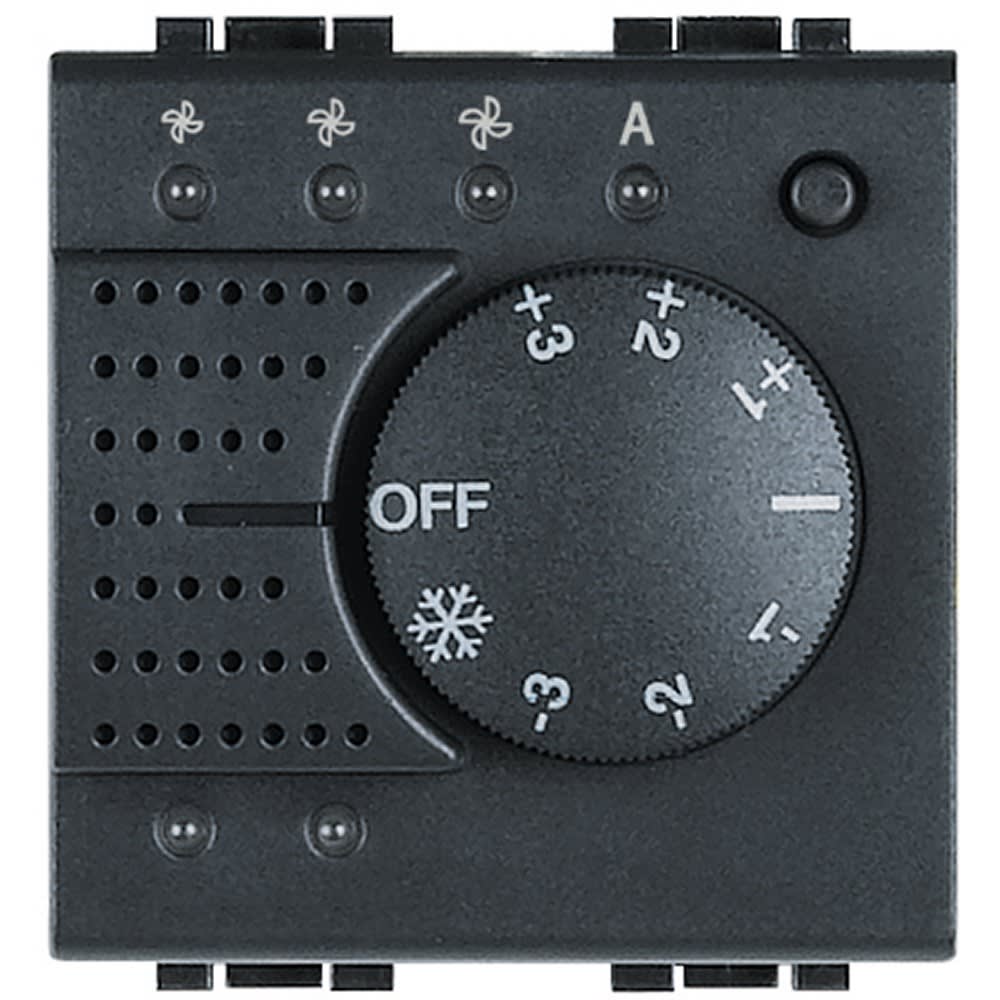 Bticino - Sonde avec commande pour ventilo-convecteur Livinglight BUS - anthracite
