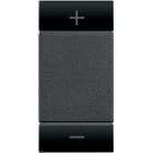 Bticino - Manette Livinglight symbole + et - type bascule 1 module - anthracite