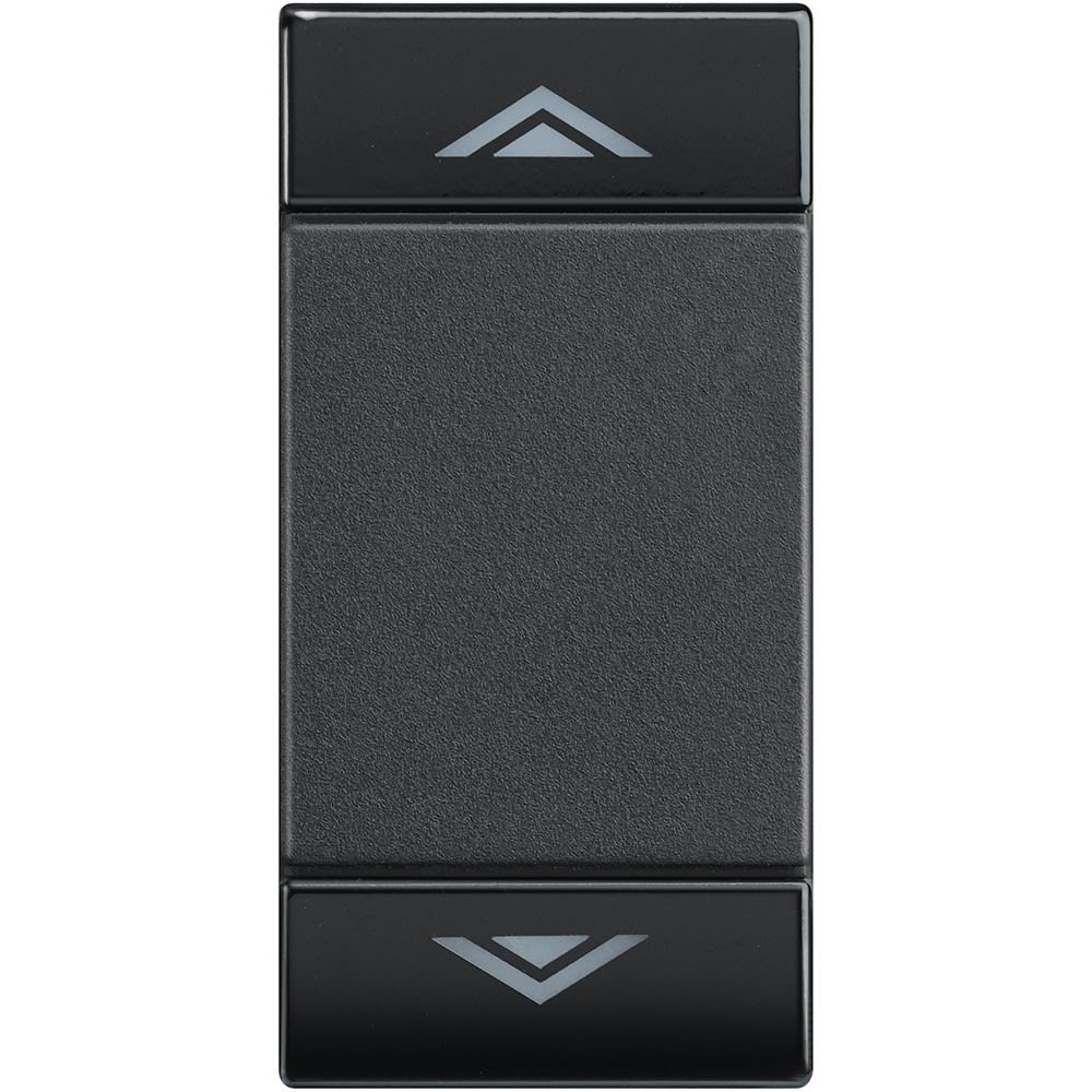 Bticino - Manette Livinglight symbole montée et descente 1 module - anthracite