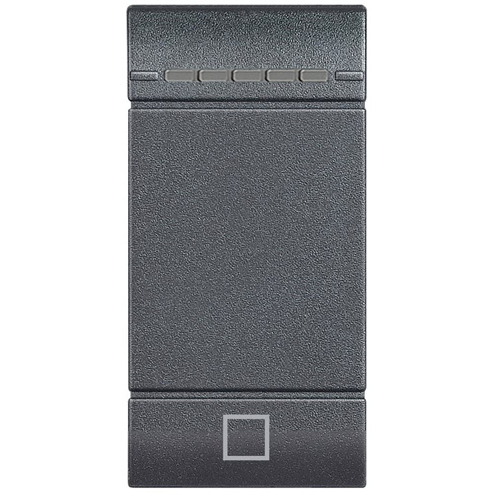 Bticino - Manette Livinglight symbole STOP 1 module - anthracite