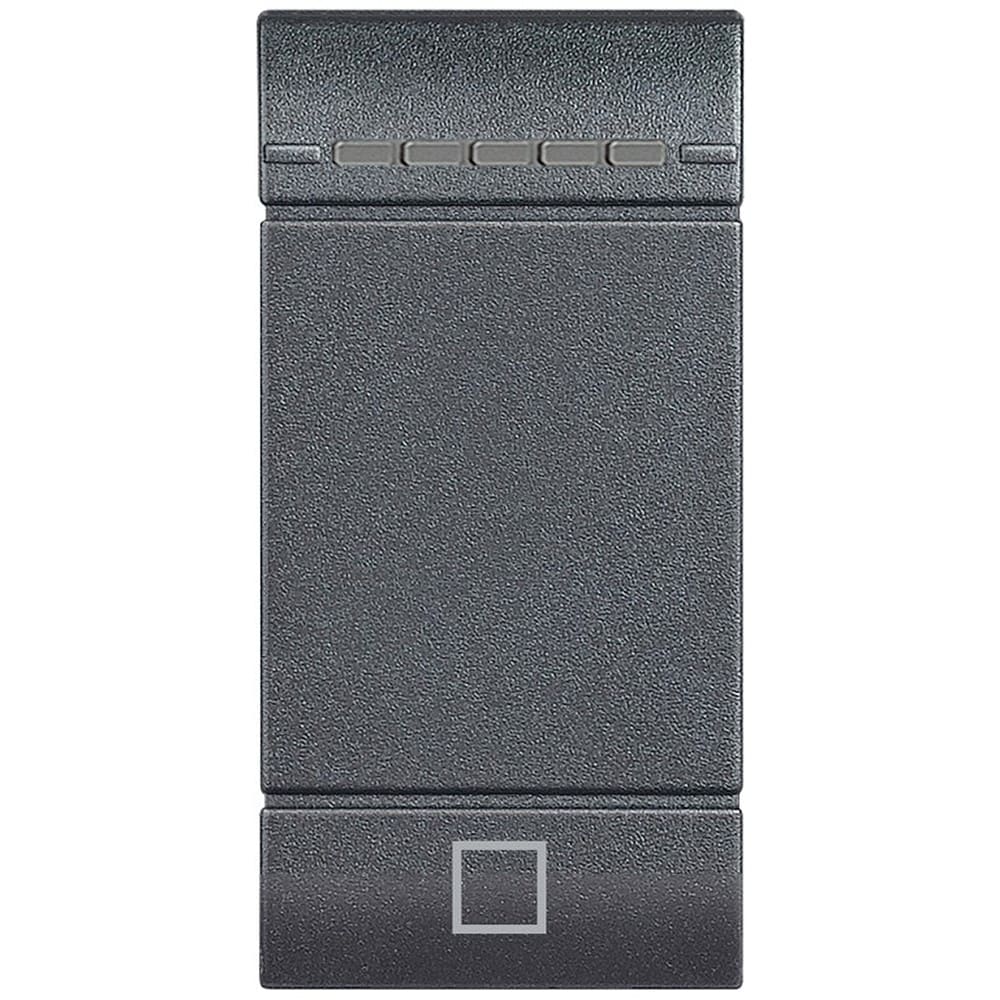Bticino - Manette Livinglight symbole STOP 1 module - anthracite