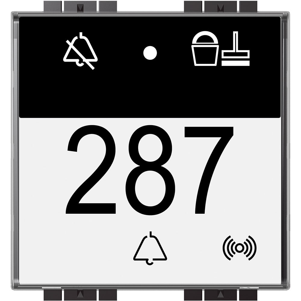 Bticino - Indicateur extérieur BUS avec lecteur badge Livinglight