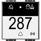 Bticino - Indicateur extérieur BUS avec lecteur badge Livinglight