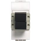 Bticino - Connecteur fibre optique SC Livinglight - Blanc - 1 module