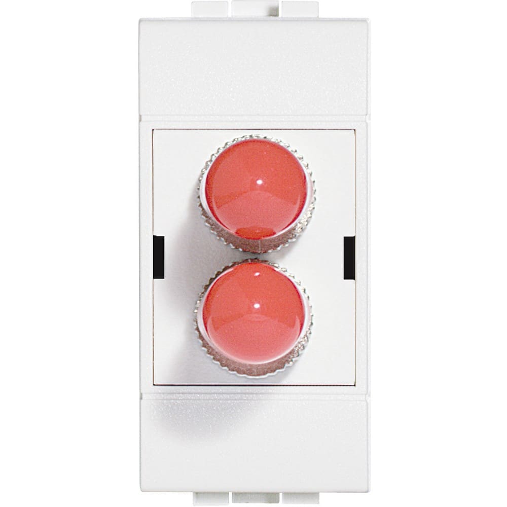 Bticino - Connecteur fibre optique ST Livinglight - Blanc - 1 module