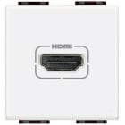 Bticino - Prise HDMI Type-A preconnectorisee version 2.0 - Blanc - 2 modules