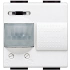 Bticino - Détecteur 3 fils avec neutre avec dérogation Livinglight 2 modules - Blanc