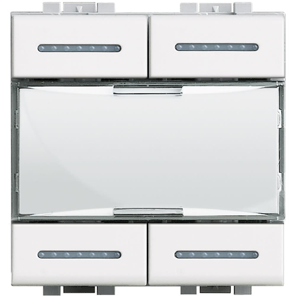 Bticino - Commande 4 scénarios MyHOME_Up Livinglight - blanc