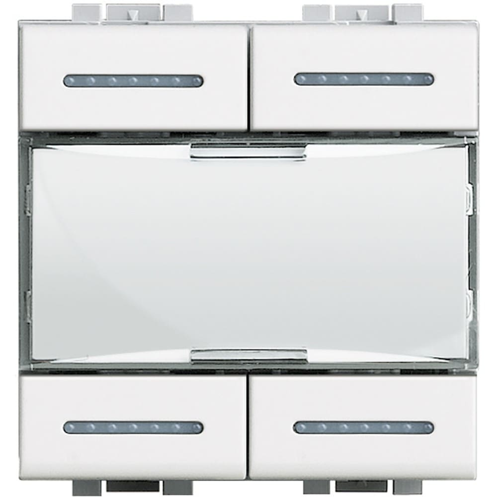 Bticino - Commande 4 scénarios MyHOME_Up Livinglight - blanc