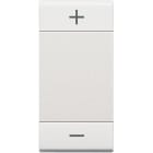 Bticino - Manette Livinglight symbole + et - type bascule 1 module - blanc