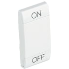 Bticino - Manette Livinglight symbole ON et OFF 1 module - blanc