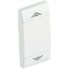 Bticino - Manette Livinglight symbole montée et descente 1 module - blanc