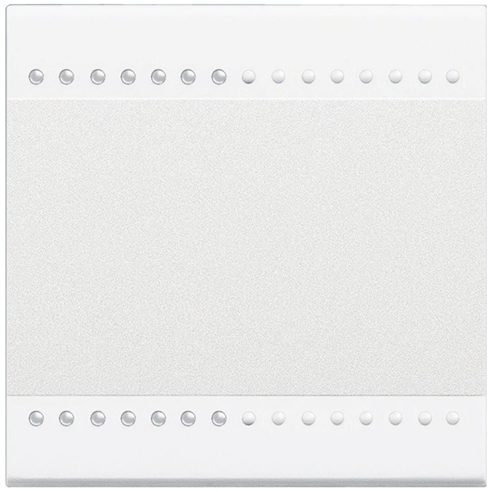 Bticino - Manette Livinglight neutre type bascule 2 modules - blanc