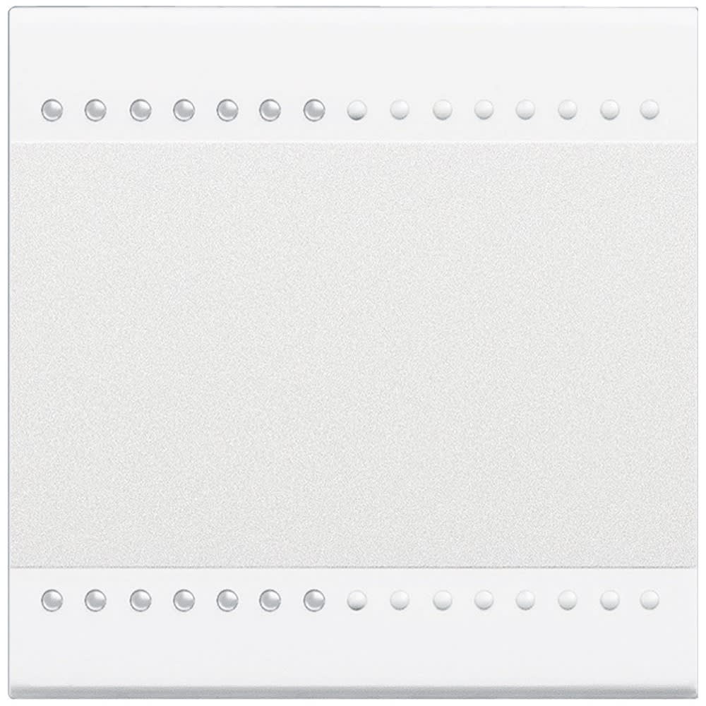 Bticino - Manette Livinglight neutre type bascule 2 modules - blanc