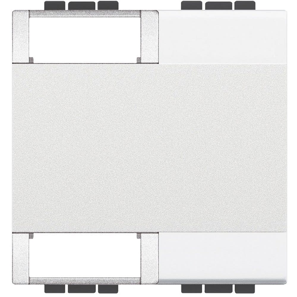Bticino - Manette Livinglight fonction personnalisable 2 modules - blanc