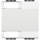 Bticino - Manette Livinglight fonction personnalisable 2 modules - blanc