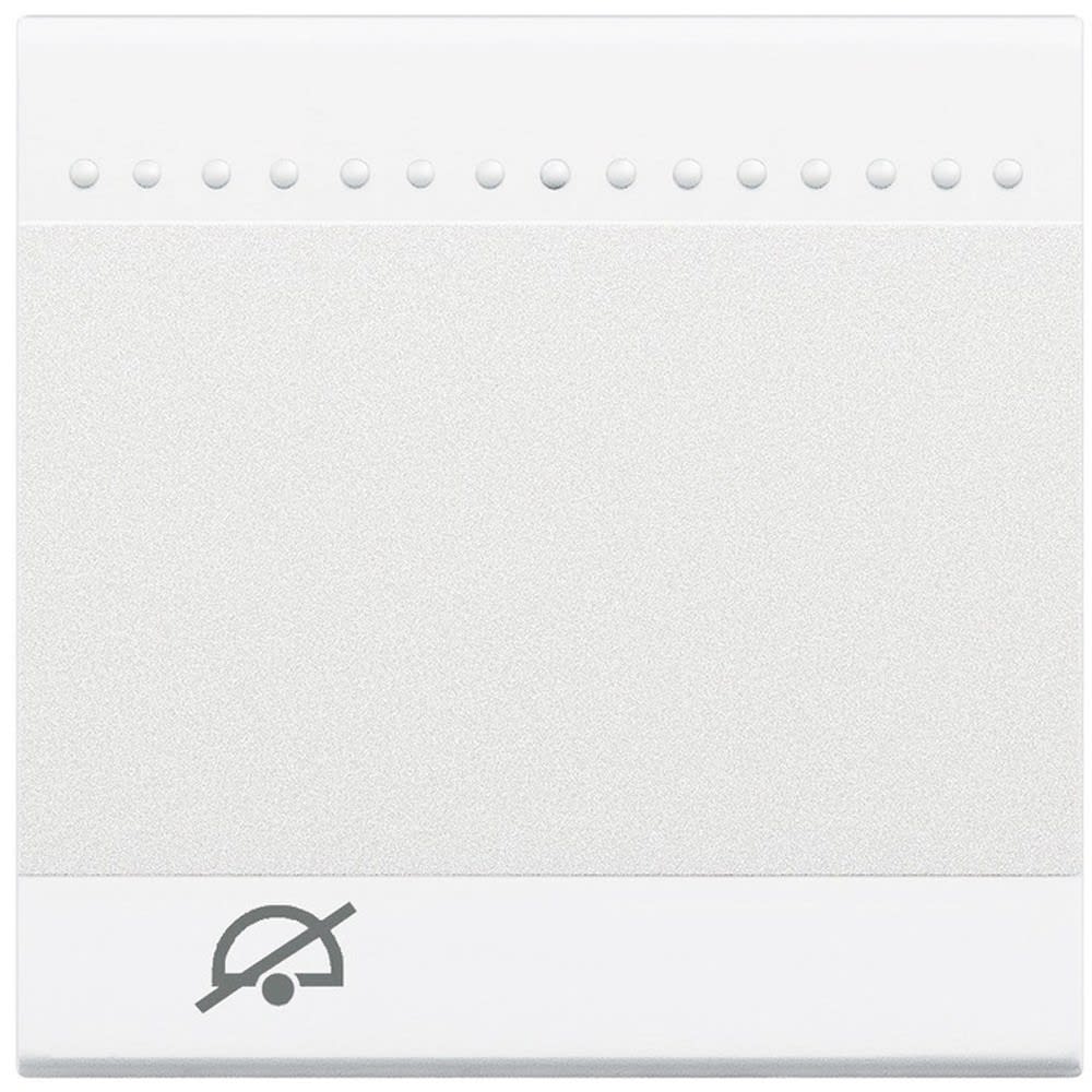 Bticino - Manette Livinglight avec symbole Ne Pas Déranger 2 modules - blanc