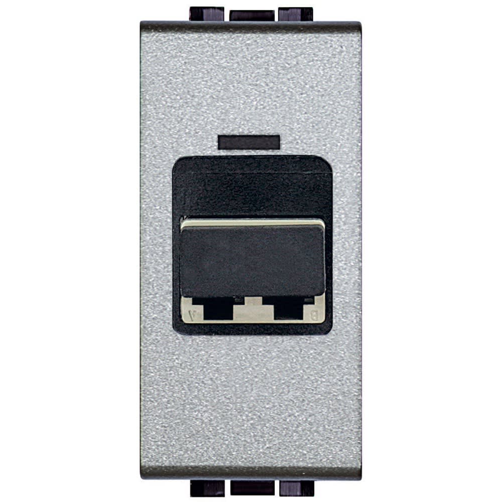 Bticino - Connecteur d'accouplement pour fibre optique Livinglight - Tech - 1 module