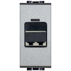 Bticino - Connecteur d'accouplement pour fibre optique Livinglight - Tech - 1 module