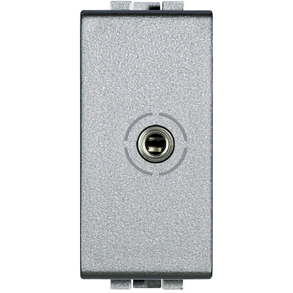 Bticino - Connecteur jack femelle 3,5mm Livinglight à visser - Tech - 1 module