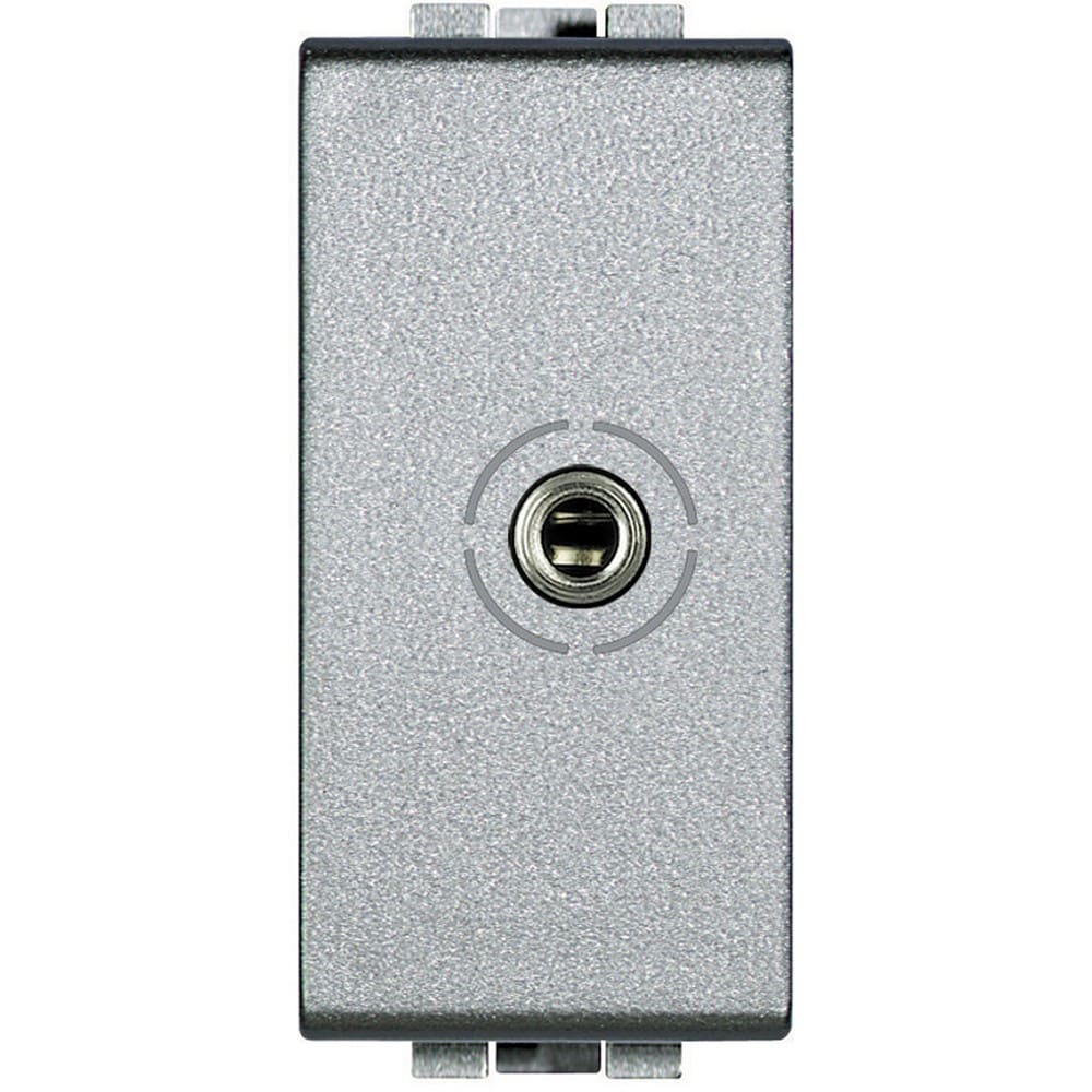 Bticino - Connecteur jack femelle 3,5mm Livinglight à visser - Tech - 1 module