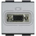 Bticino - Connecteur HD15 femelle Livinglight à visser - Tech - 2 modules