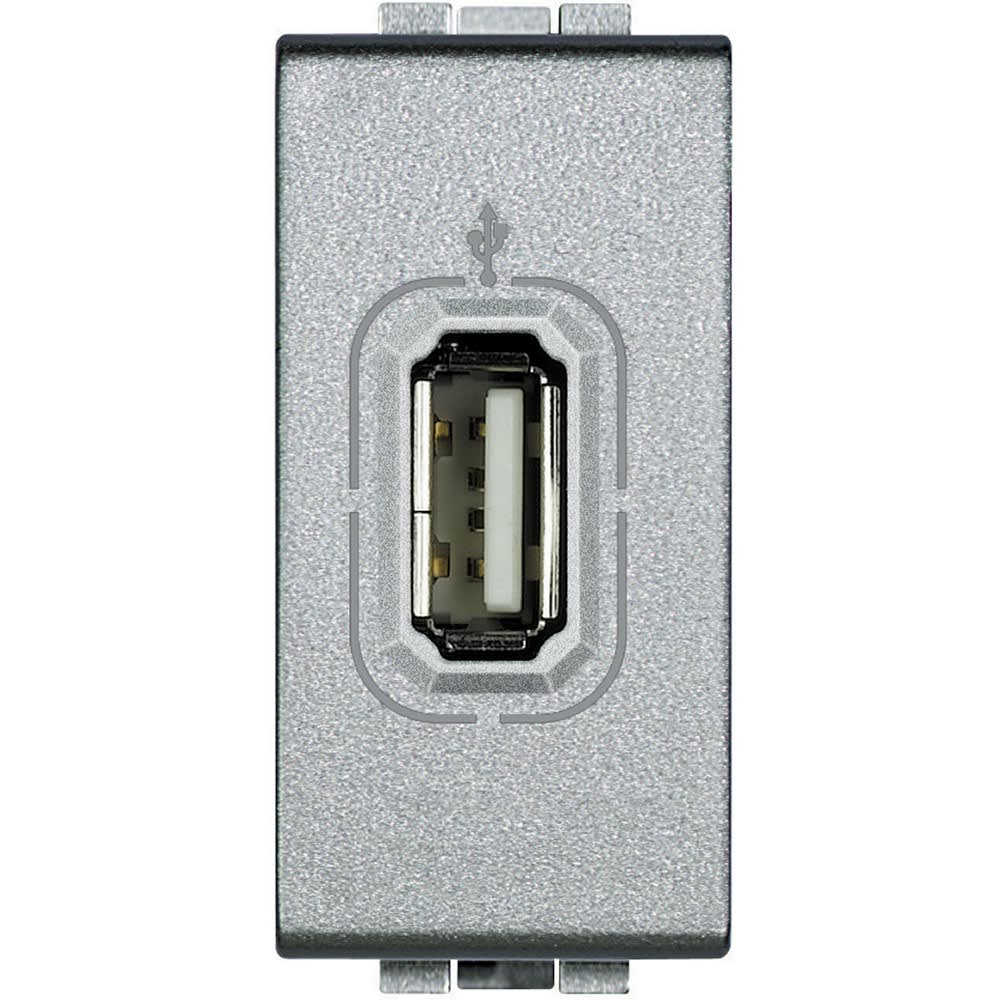 Bticino - Connecteur USB femelle Livinglight - Tech - 1 module