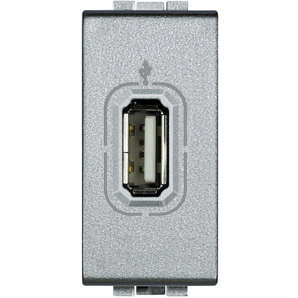 Bticino - Connecteur USB femelle Livinglight - Tech - 1 module
