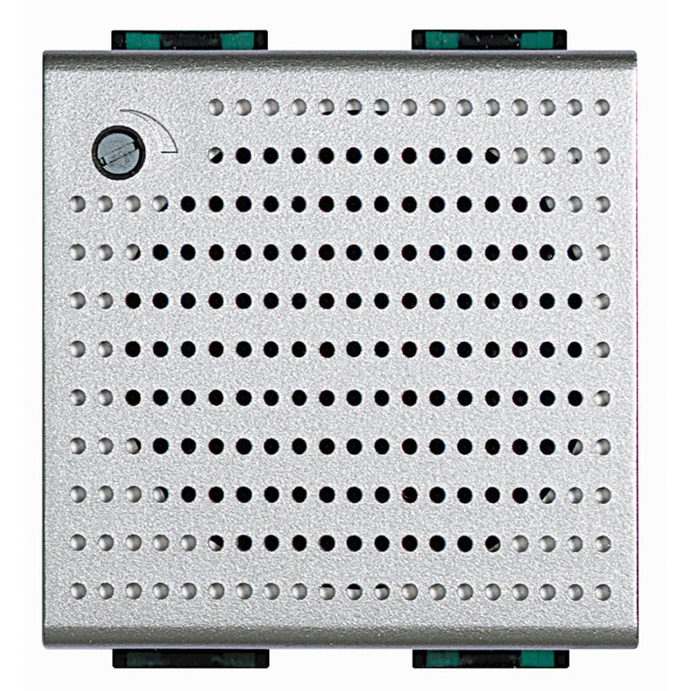 Bticino - Sonnette electronique 12V ou 12V= Livinglight Tech - 2 modules